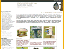 Tablet Screenshot of bird-house-bath.com